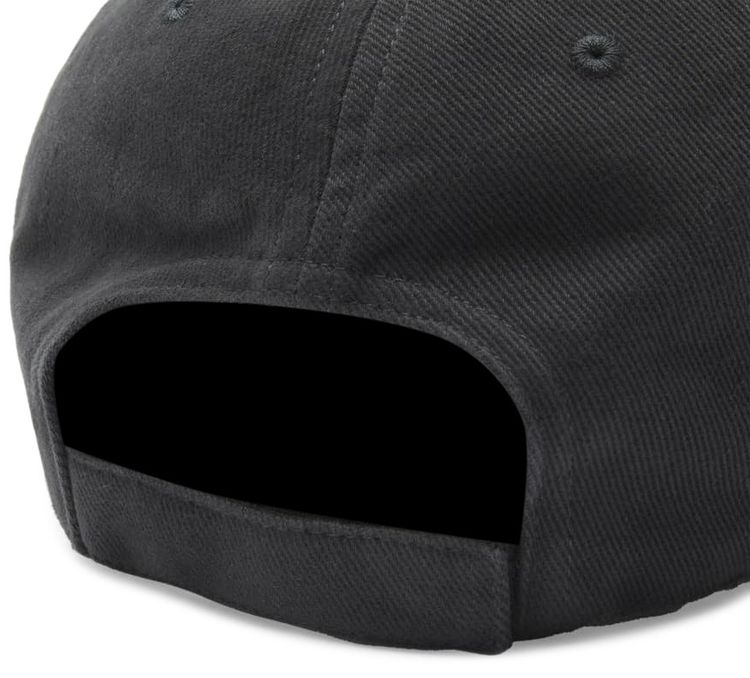 Balenciaga Cap Faded Washed Black