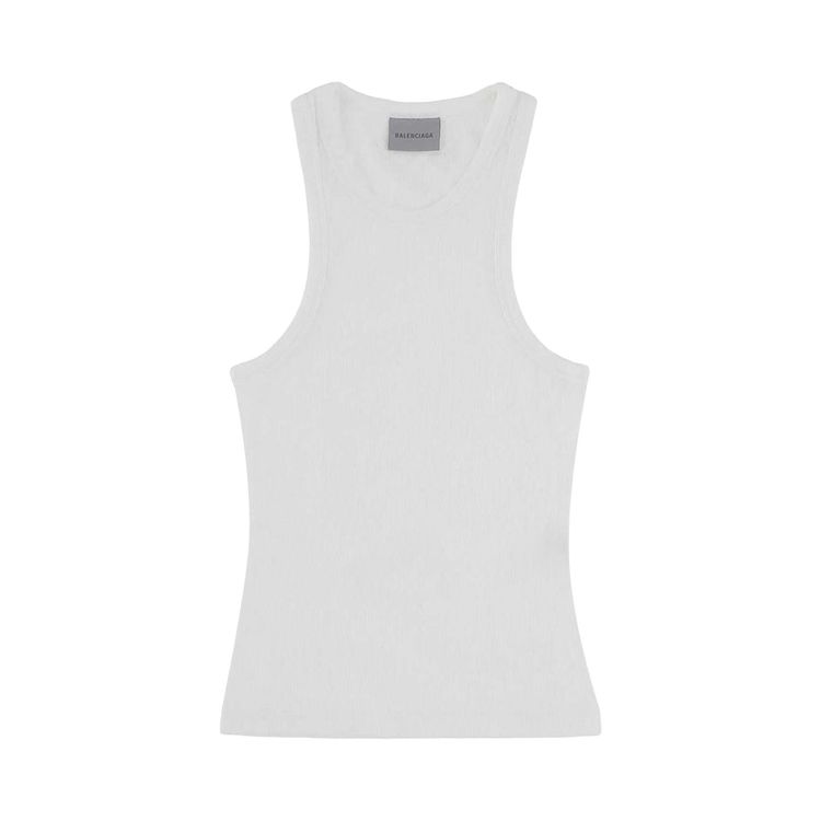 Balenciaga Tank Top White