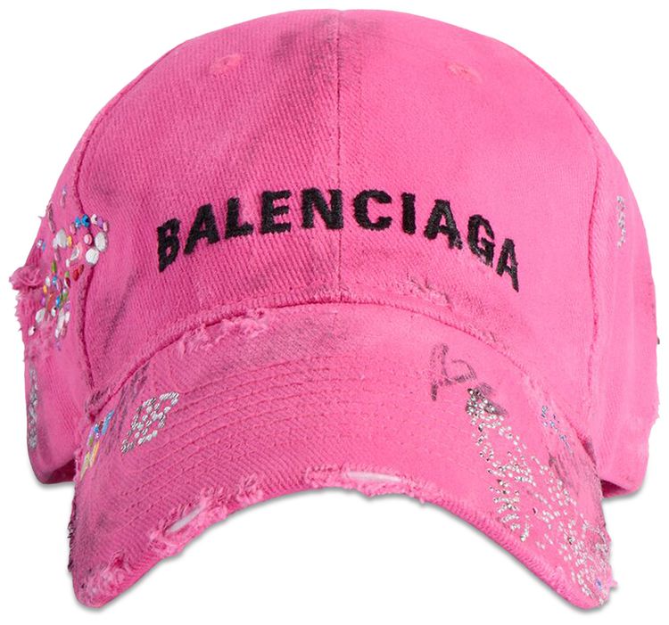 Balenciaga Upcycled Cap Pink