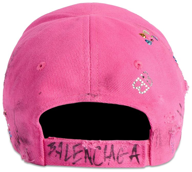 Balenciaga Upcycled Cap Pink