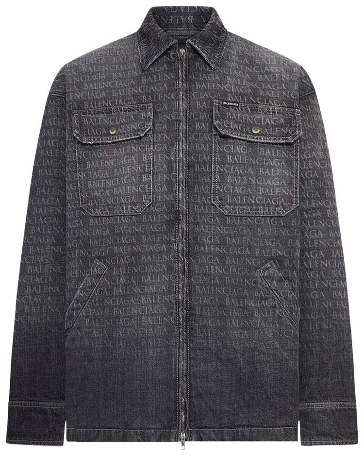 Balenciaga Overshirt BlackGrey
