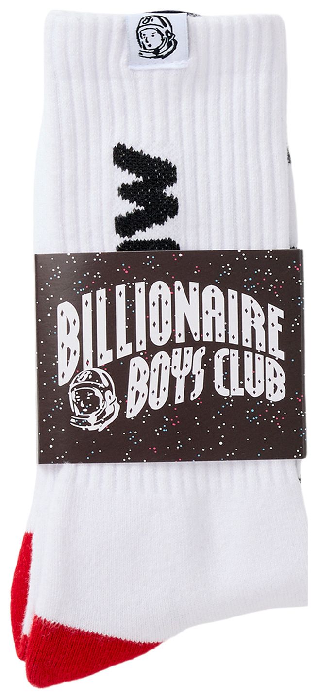 Billionaire Boys Club BB Socked Socks White
