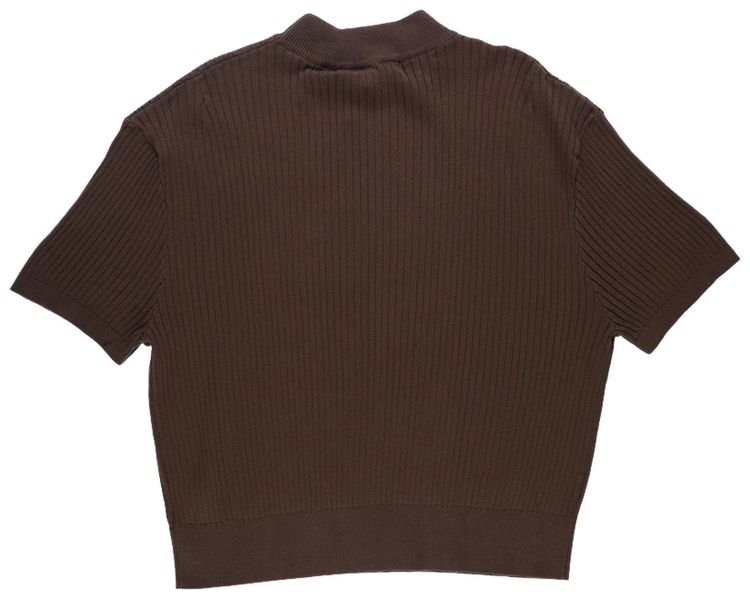 Kody Phillips Mock Neck T Shirt Tobacco