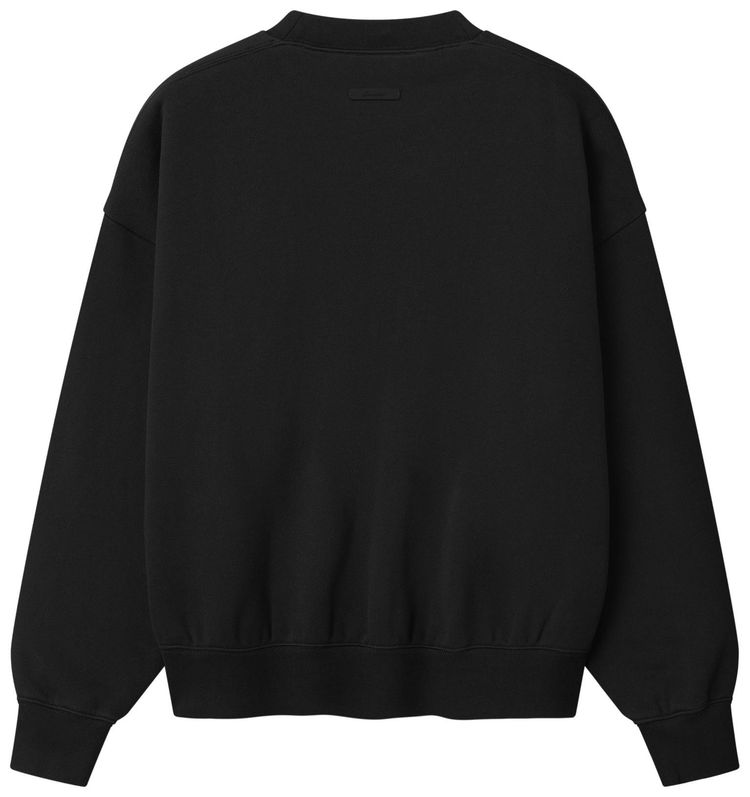 Fear of God Essentials Signature Classic Crewneck Sweatshirt Vintage Black