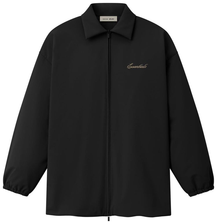 Fear of God Essentials Signature Filled Barn Jacket Vintage Black