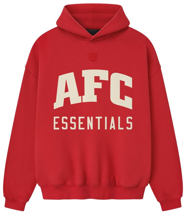 Fear of God Essentials American Sport Hoodie Red