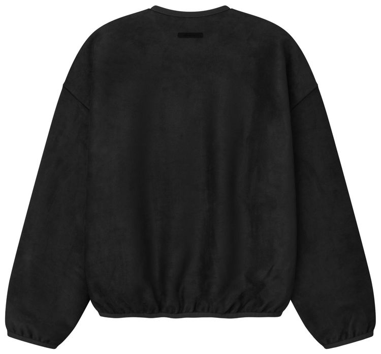 Fear of God Essentials Signature Modern Crewneck Sweatshirt Vintage Black