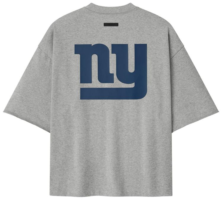 Fear of God Essentials Giants 90s 34 Sleeve Tee Concrete Heather