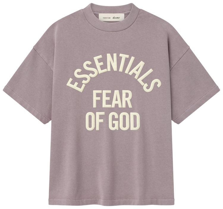 Fear of God Essentials Campus 90s Short Sleeve Tee Faded Mauve