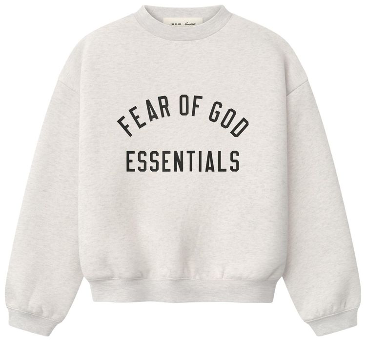 Fear of God Essentials Classic Crewneck Sweatshirt Oatmeal Heather
