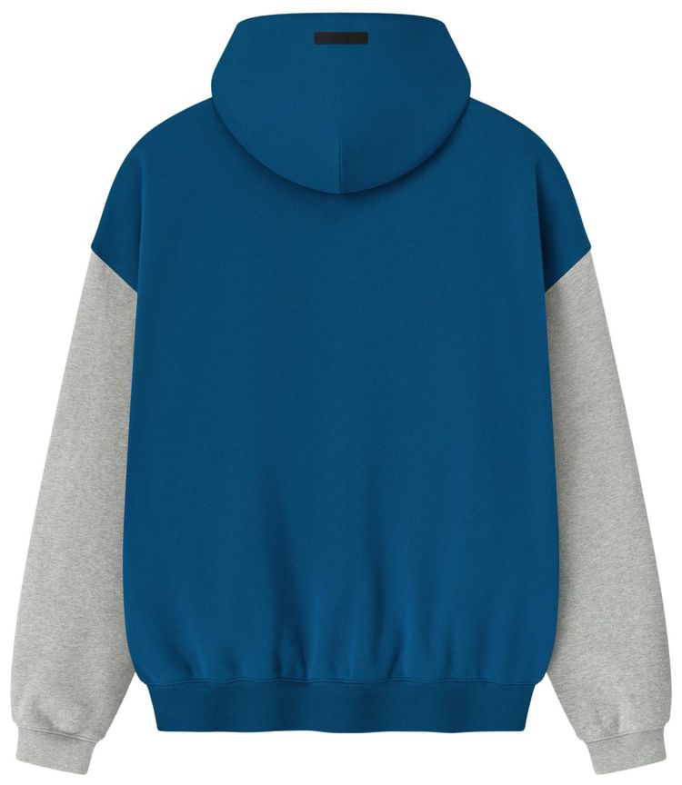Fear of God Essentials Rams Sport Hoodie Blue Sapphire  Concrete Heather