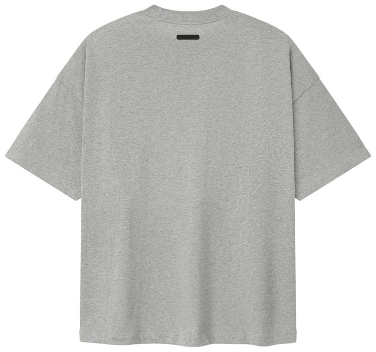 Fear of God Essentials Signature 90s Short Sleeve Tee II Concrete Heather