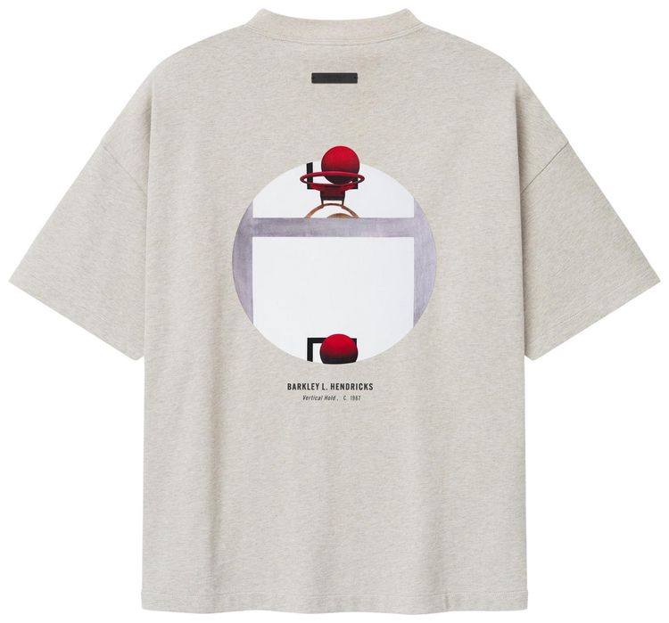 Fear of God Essentials Warriors x Barkley Hendricks 90s Tee Heather Stone