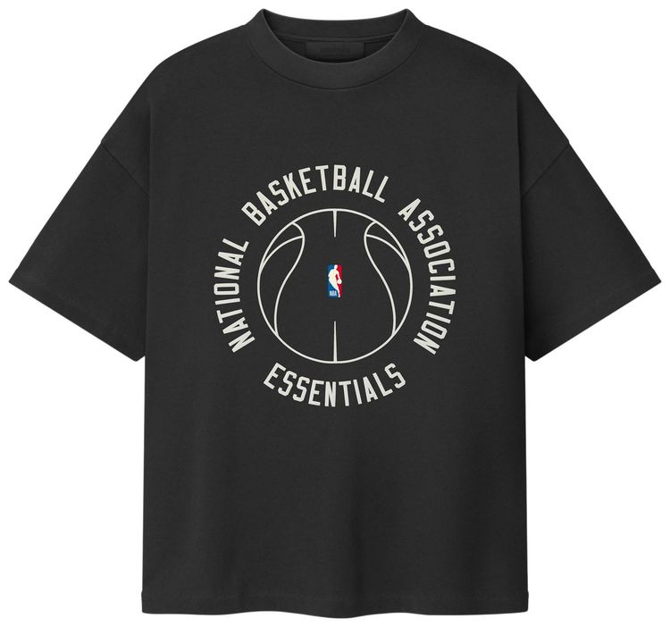 Fear of God Essentials NBA x Barkley Hendricks 90s Tee Faded Black