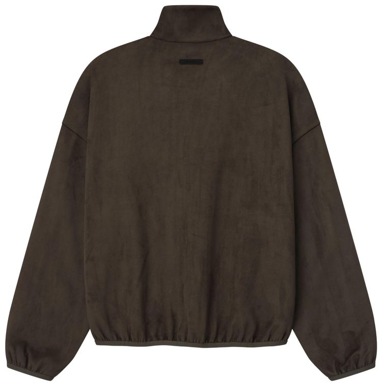 Fear of God Essentials Signature Modern Track With Piping Jacket Brown