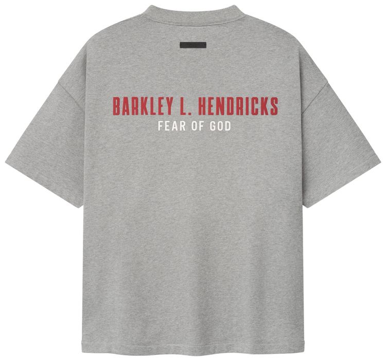 Fear of God Essentials NBA x Barkley Hendricks 90s Tee Concrete Heather