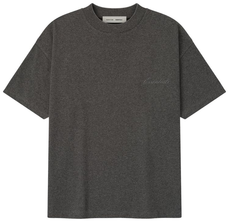 Fear of God Essentials Classic Short Sleeve Tee Charcoal Heather