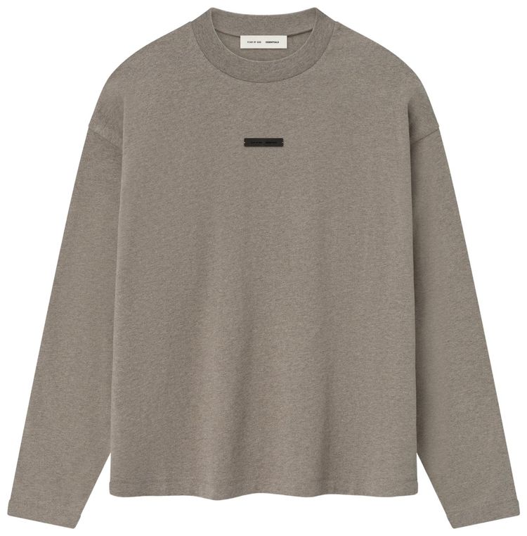 Fear of God Essentials Classic Fit Long Sleeve Tee Homestead Heather