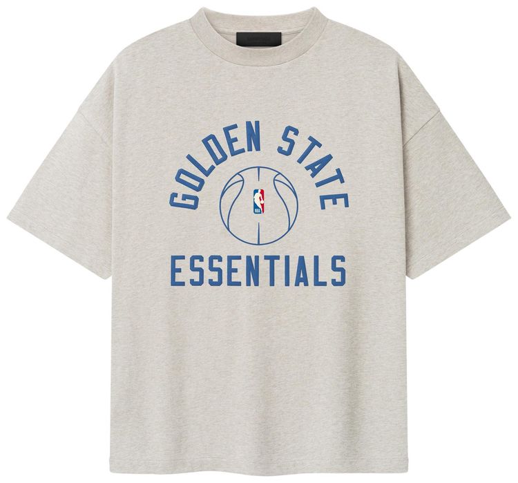 Fear of God Essentials Warriors x Barkley Hendricks 90s Tee Heather Stone