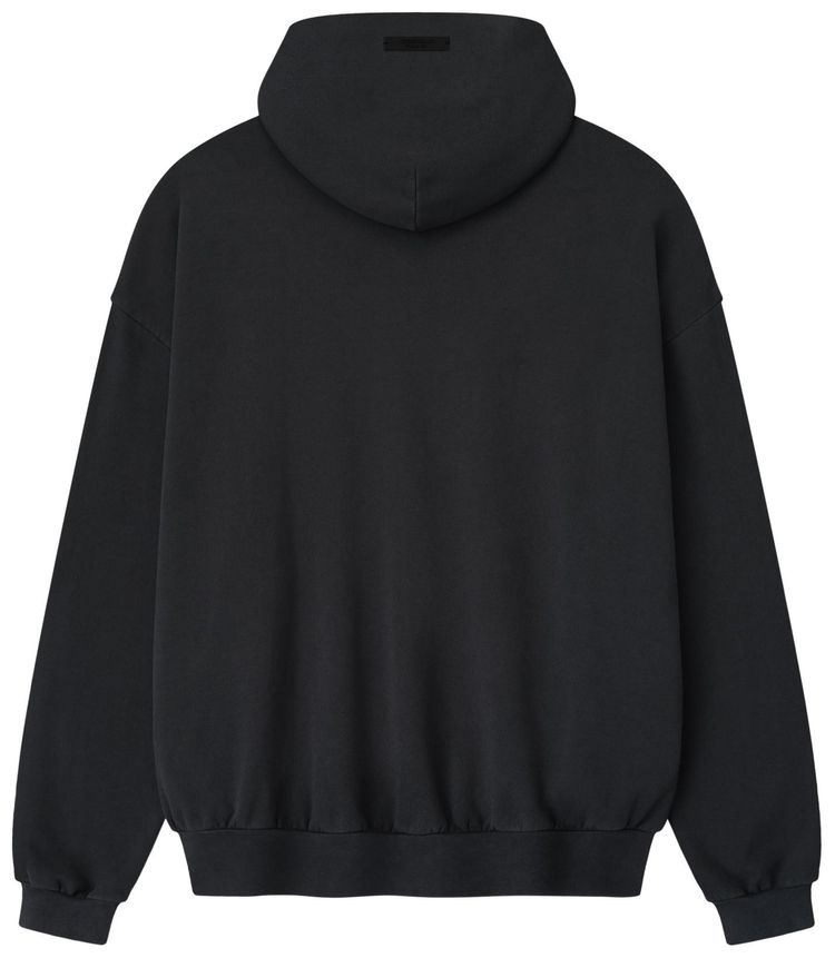 Fear of God Essentials Varsity 90s Fit Hoodie Vintage Black