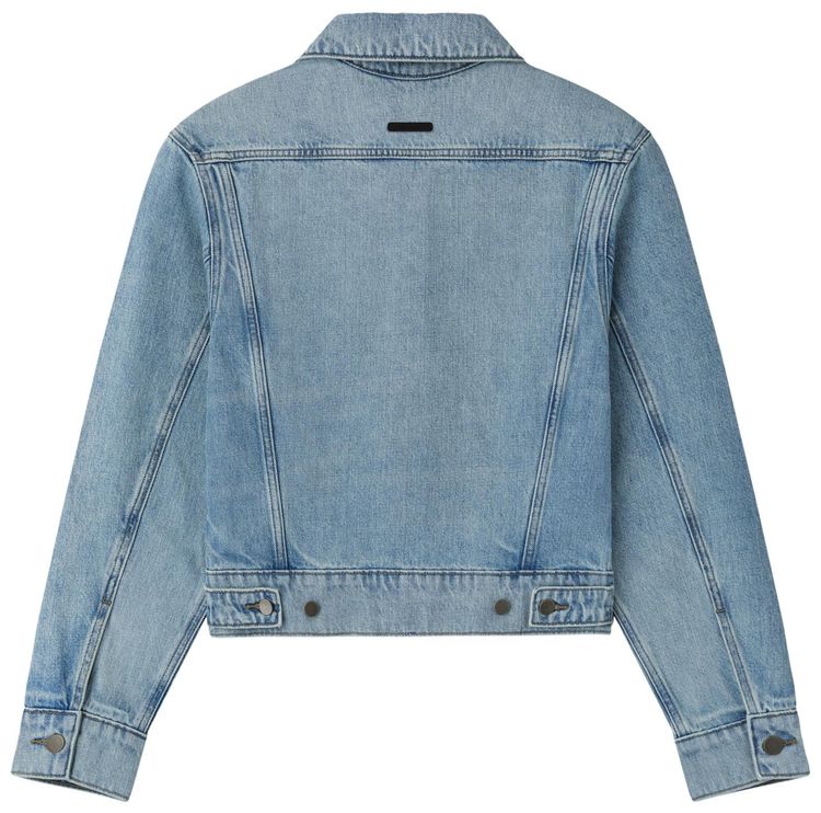 Fear of God Essentials Denim Trucker Jacket Classic Blue