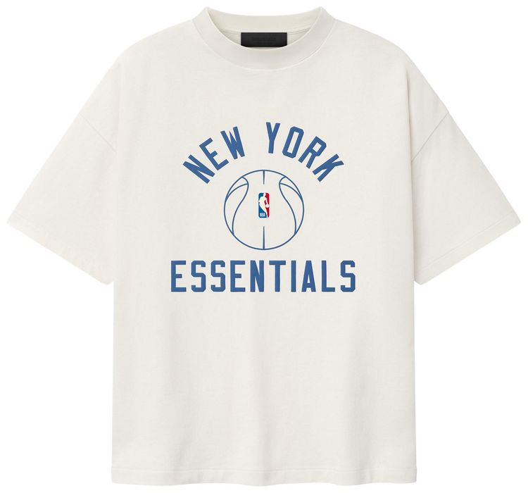 Fear of God Essentials Knicks x Barkley Hendricks 90s Tee Ivory