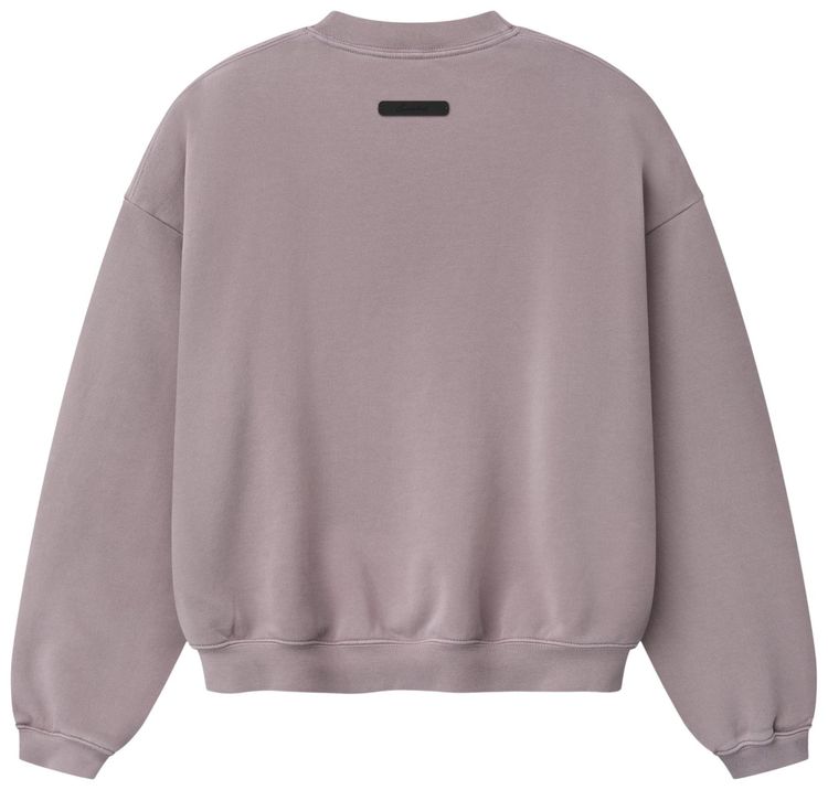 Fear of God Essentials Campus 90s Crewneck Sweatshirt Faded Mauve