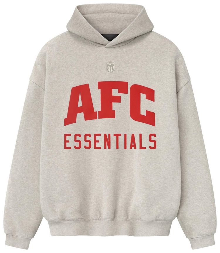 Fear of God Essentials American Sport Hoodie Heather Stone