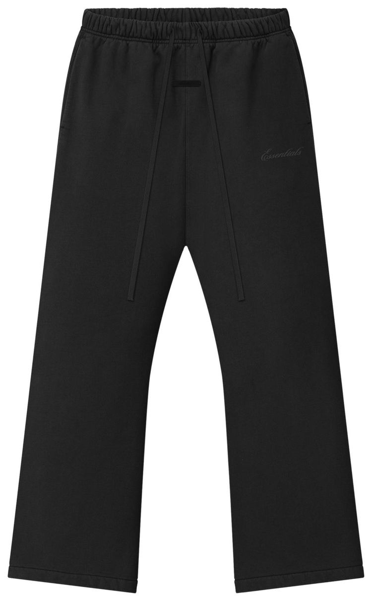 Fear of God Essentials Signature Flare Sweatpants Faded Black