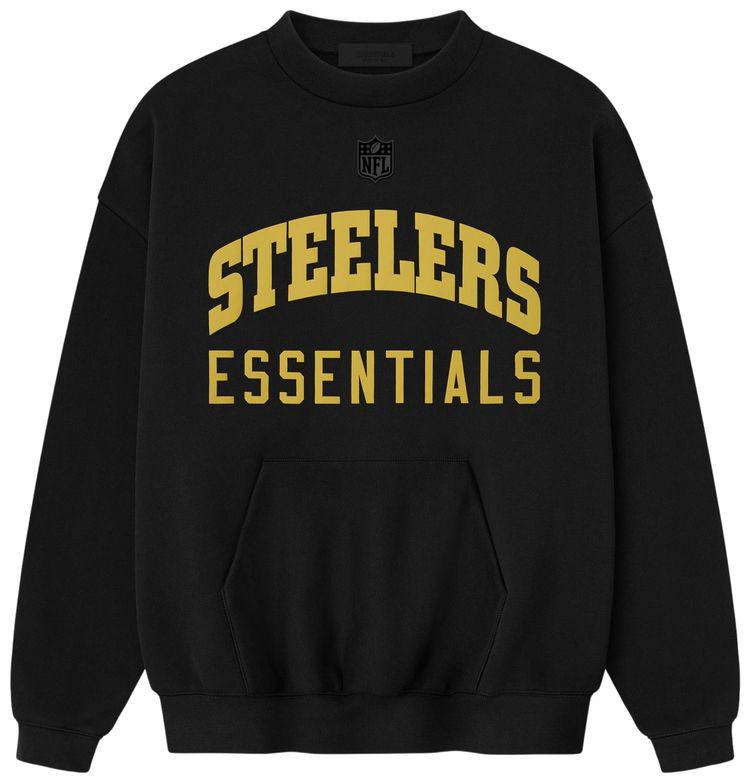 Fear of God Essentials Steelers Sport Crewneck Black