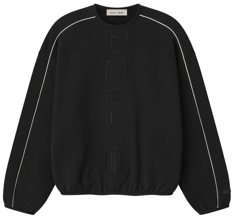Fear of God Essentials Active Trace Modern Crewneck Sweatshirt Vintage Black