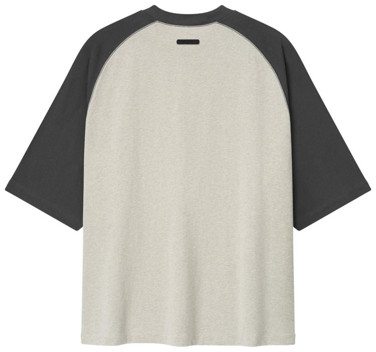 Fear of God Essentials Signature Tee Heather StoneIron Grey