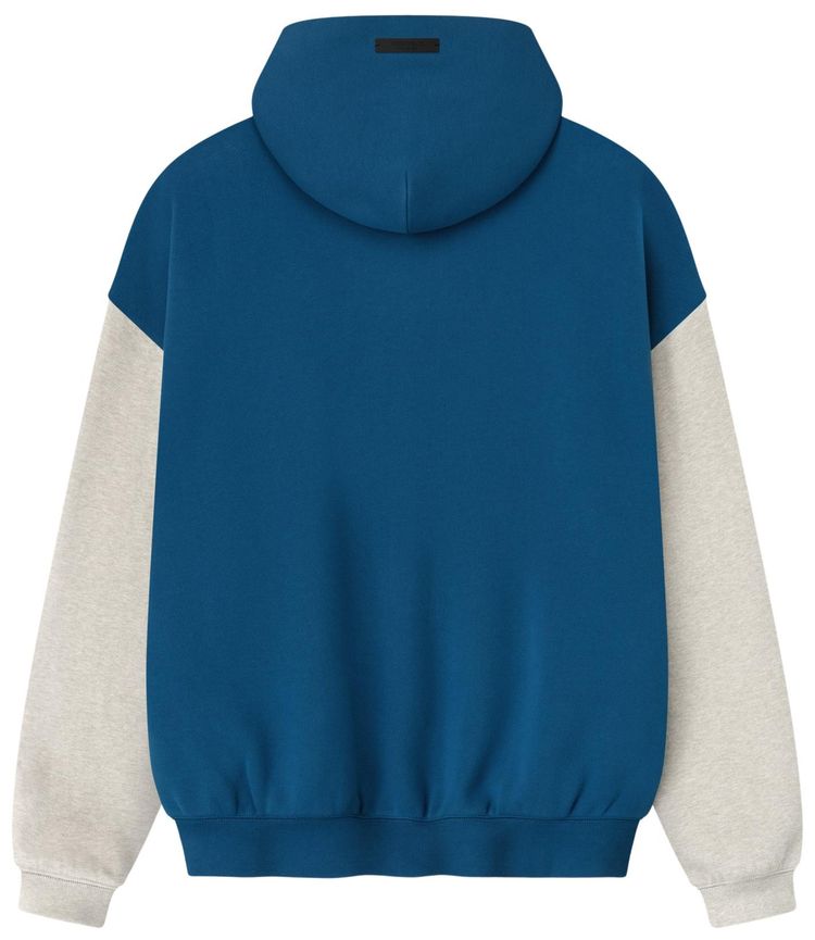 Fear of God Essentials Lions Sport Hoodie Blue Sapphire Heather Stone
