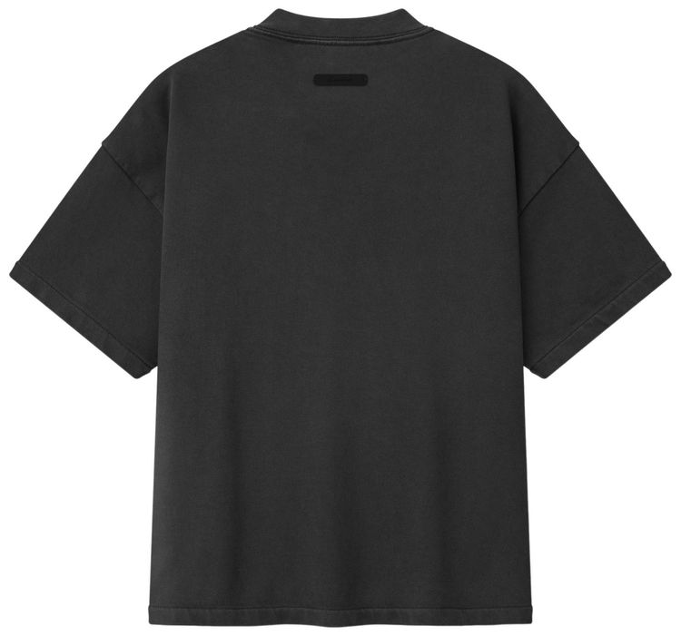 Fear of God Essentials Campus 90s Short Sleeve Tee Faded Black
