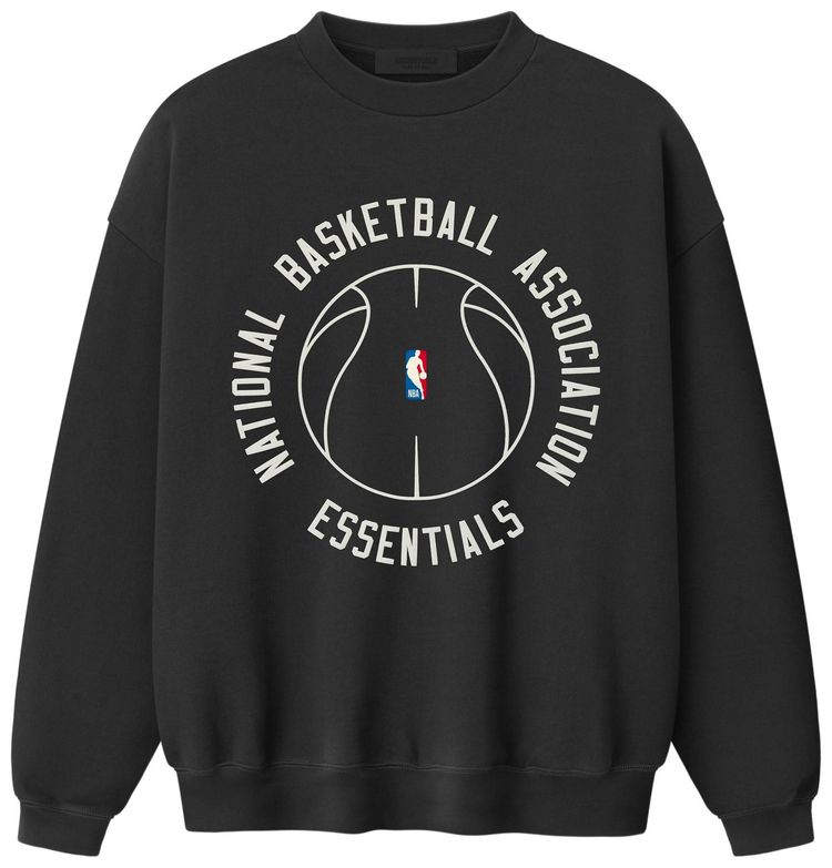 Fear of God Essentials NBA x Barkley Hendricks 90s Crewneck Faded Black
