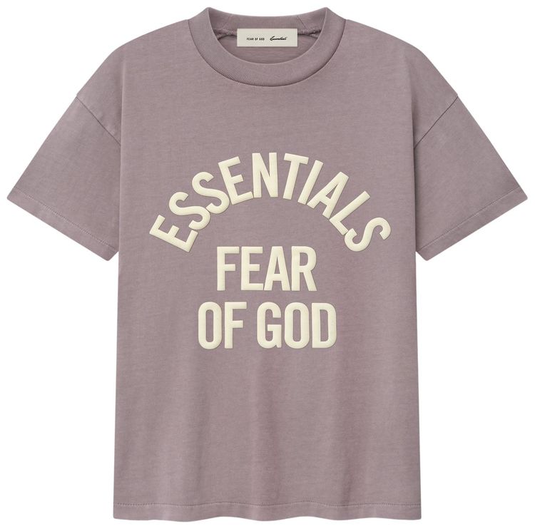 Fear of God Essentials Campus Classic Short Sleeve Tee Faded Mauve