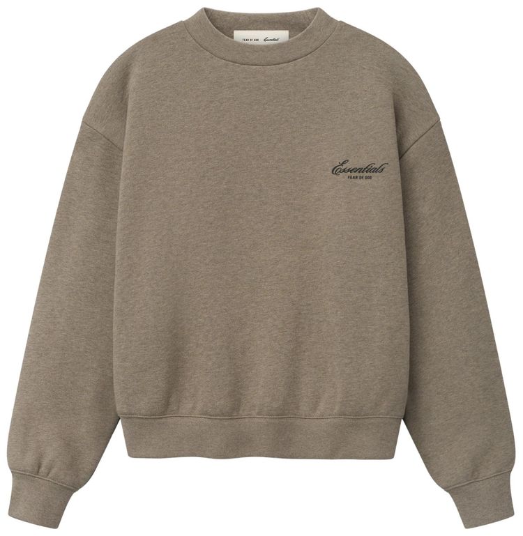 Fear of God Essentials Classic Crewneck Sweatshirt Homestead Heather