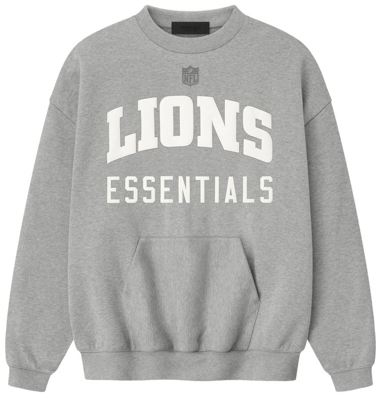 Fear of God Essentials Lions Sport Crewneck Concrete Heather