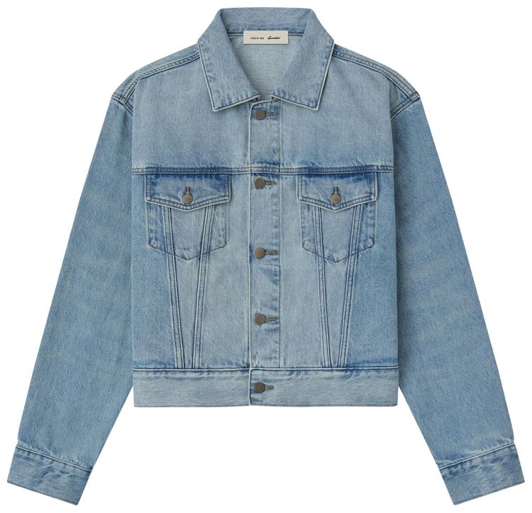 Fear of God Essentials Classic Denim Jacket Classic Blue