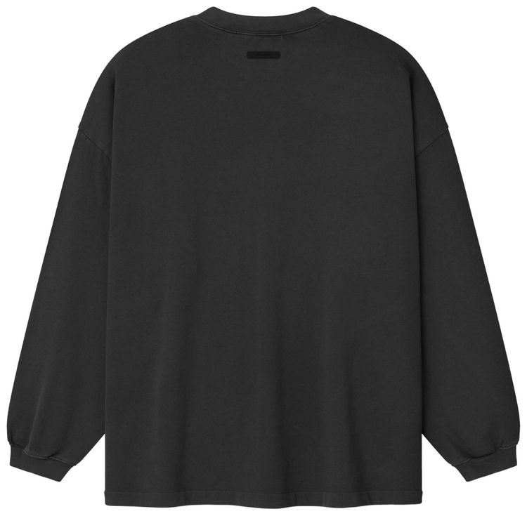 Fear of God Essentials Signature 90s Long Sleeve Tee Faded Black