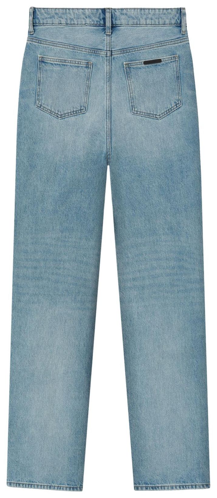 Fear of God Essentials Denim Straight Leg Jeans Classic Blue