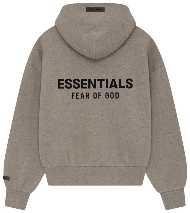 Fear of God Essentials Essentials Classic Zip Up Hoodie Homestead Heather