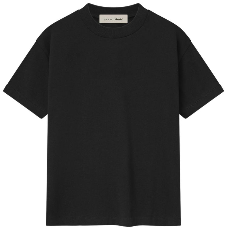 Fear of God Essentials Signature Classic Short Sleeve Tee Vintage Black