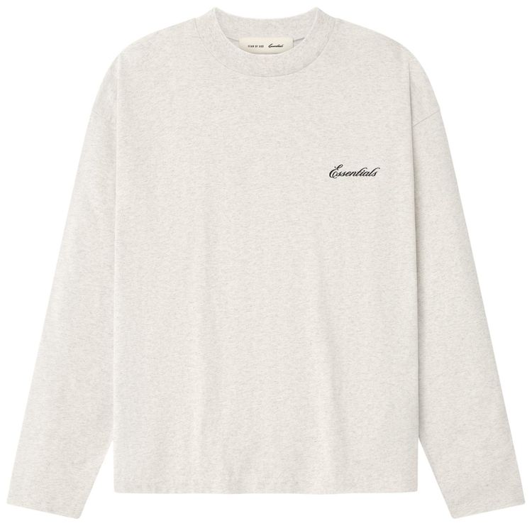 Fear of God Essentials Essentials Classic Long Sleeve Tee Oatmeal Heather