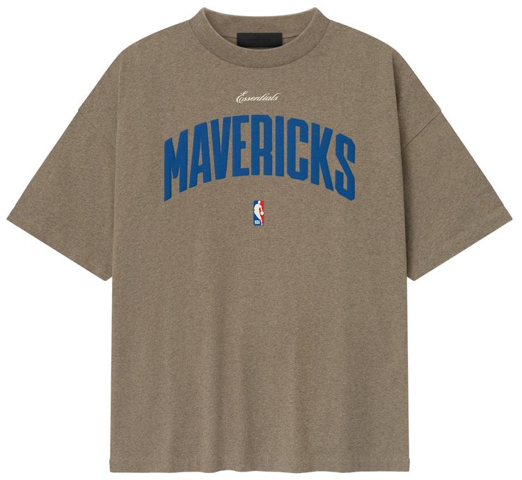 Fear of God Essentials Mavericks 90s Tee Homestead Heather
