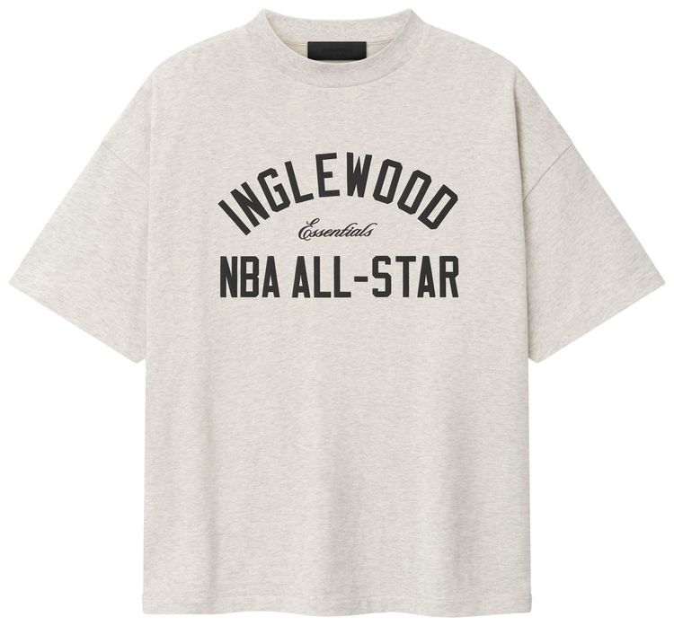 Fear of God Essentials Inglewood x All Star Weekend 26 90s Tee Oatmeal Heather