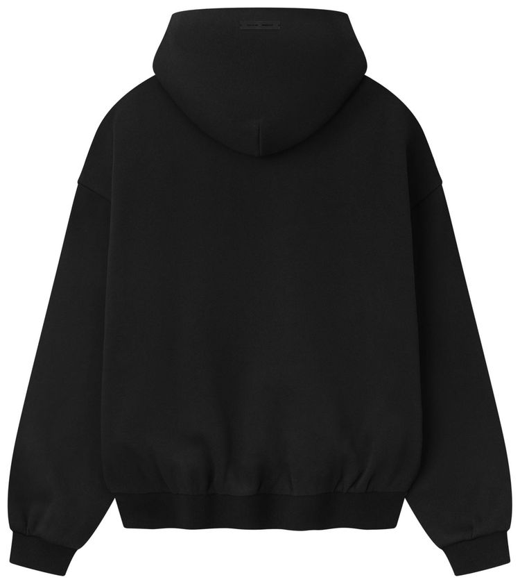 Fear of God Essentials Embossed 90s Fit Fleece Hoodie Vintage Black