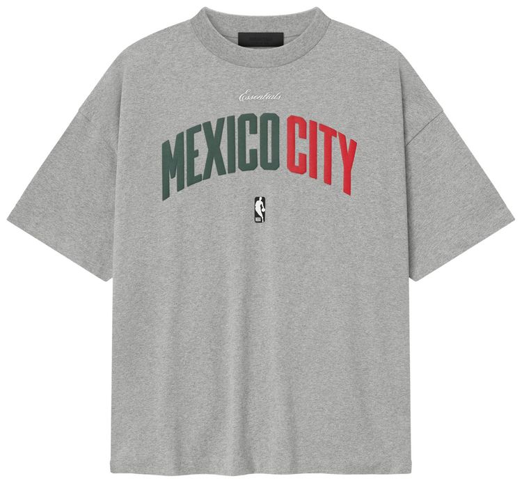 Fear of God Essentials Mexico City 90s Tee Concrete Heather