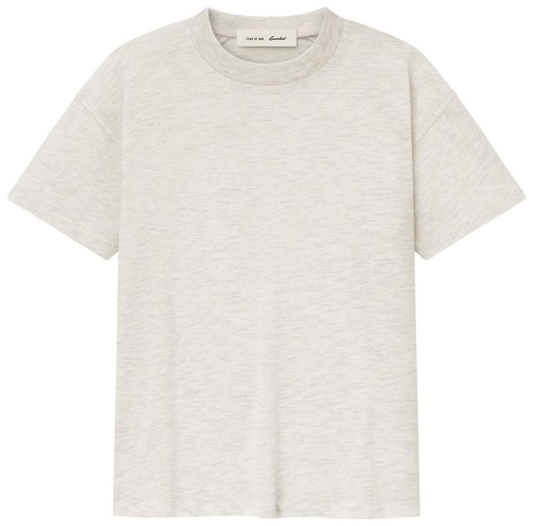 Fear of God Essentials Signature Classic Tee Oatmeal Heather