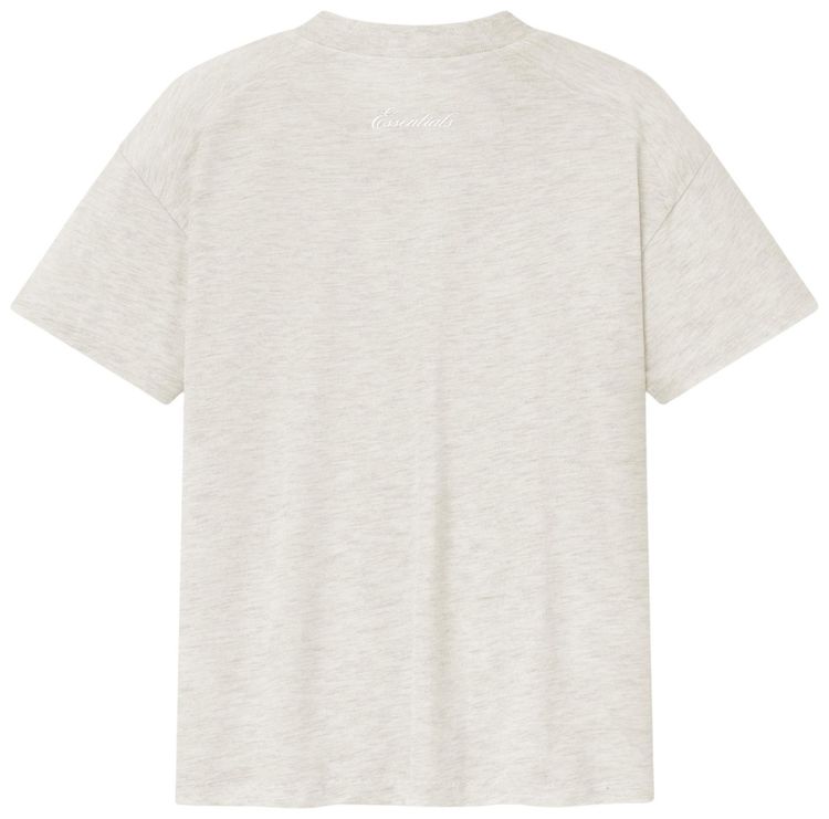 Fear of God Essentials Signature Classic Tee Oatmeal Heather